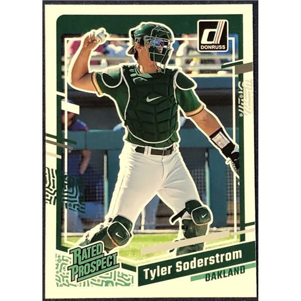 2023 DONRUSS TYLER SODERSTROM ROOKIE CARD