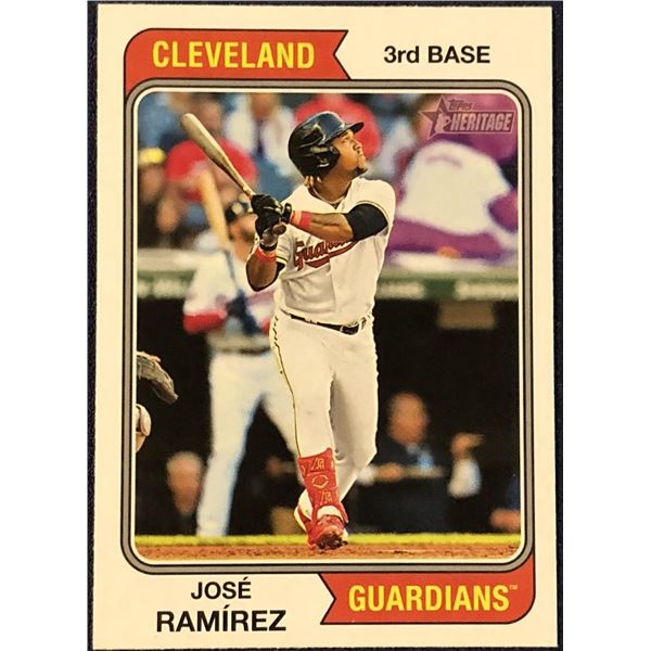 2023 TOPPS ARCHIVES JOSE RAMIREZ