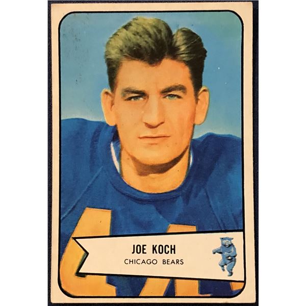 1954 BOWMAN NFL FOOTBALL JOE KOCH