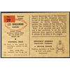 Image 2 : 1954 BOWMAN NFL FOOTBALL LES BINGAMAN ROOKIE CARD