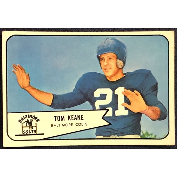 1954 BOWMAN NFL FOOTBALL TOM KEANE