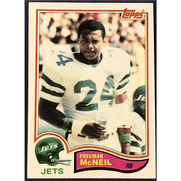 1982 TOPPS FREEMAN McNEIL ROOKIE CARD