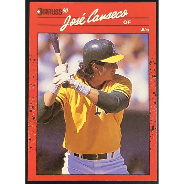1990 DONRUSS MLB JOSE CANSECO