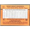 Image 2 : 1990 DONRUSS MLB RICKEY HENDERSON (HOF)