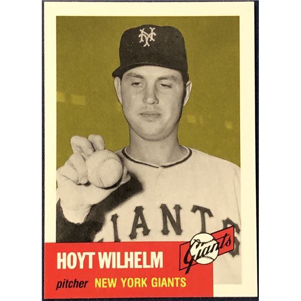 1991 TOPPS ARCHIVES (1953) - HOYT WILHELM (HOF)