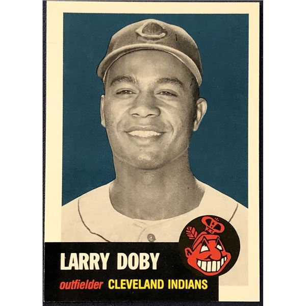 1991 TOPPS ARCHIVES (1953) - LARRY DOBY (HOF)