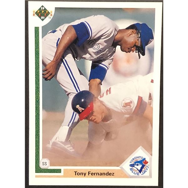 1991 UPPER DECK TONY FERNANDEZ (HOF)