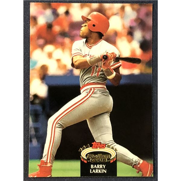 1992 TOPPS STADIUM CLUB BASEBALL BARRY LARKIN (HOF)