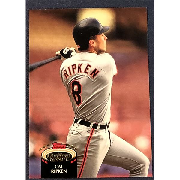 1992 TOPPS STADIUM CLUB BASEBALL CAL RIPKEN (HOF) ERROR CARD