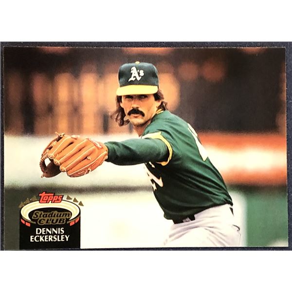 1992 TOPPS STADIUM CLUB BASEBALL DENNIS ECKSERLEY (HOF)