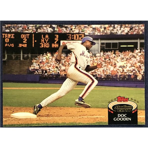 1992 TOPPS STADIUM CLUB BASEBALL DWIGHT GOODEN