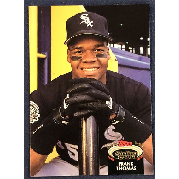 1992 TOPPS STADIUM CLUB BASEBALL FRANK THOMAS (HOF)