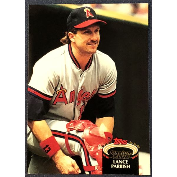 1992 TOPPS STADIUM CLUB BASEBALL LANCE PARRISH