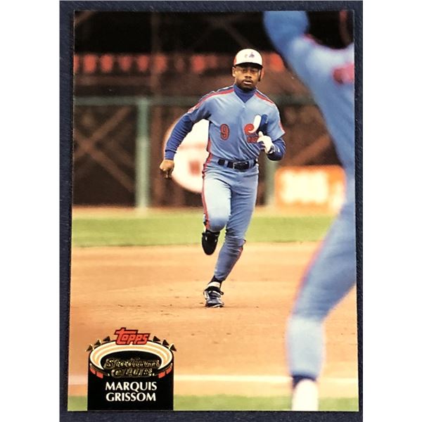 1992 TOPPS STADIUM CLUB BASEBALL MARQUIS GRISSOM