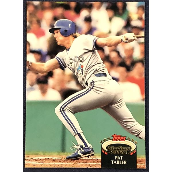 1992 TOPPS STADIUM CLUB BASEBALL PAT TABLER