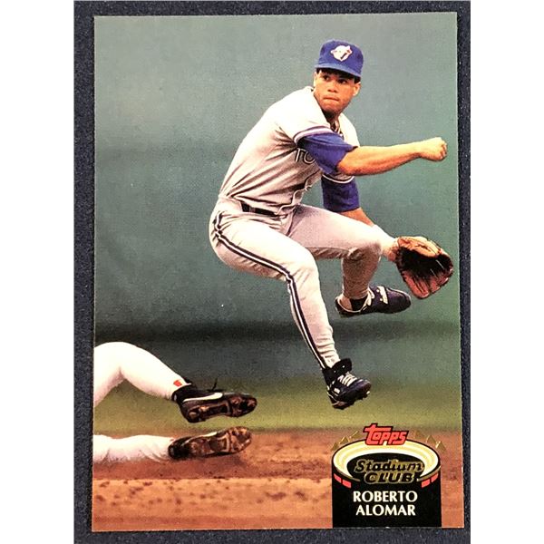 1992 TOPPS STADIUM CLUB BASEBALL ROBERTO ALOMAR (HOF)