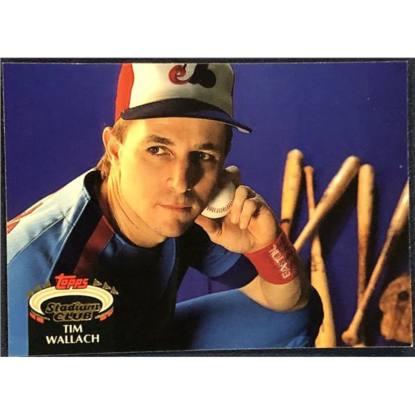 1992 TOPPS STADIUM CLUB BASEBALL TIM WALLACH