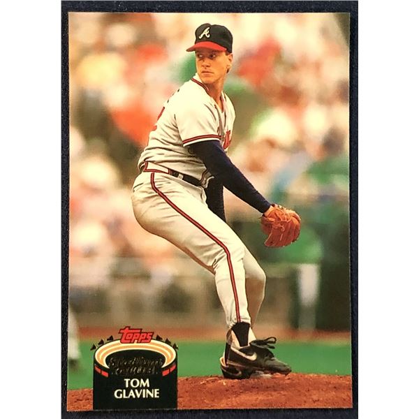 1992 TOPPS STADIUM CLUB BASEBALL TOM GLAVINE (HOF)