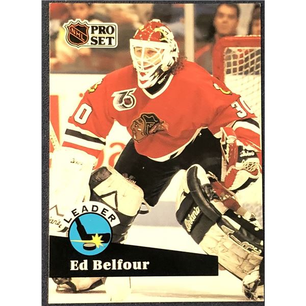 1991-92 PRO SET ED BELFOUR (HOF)