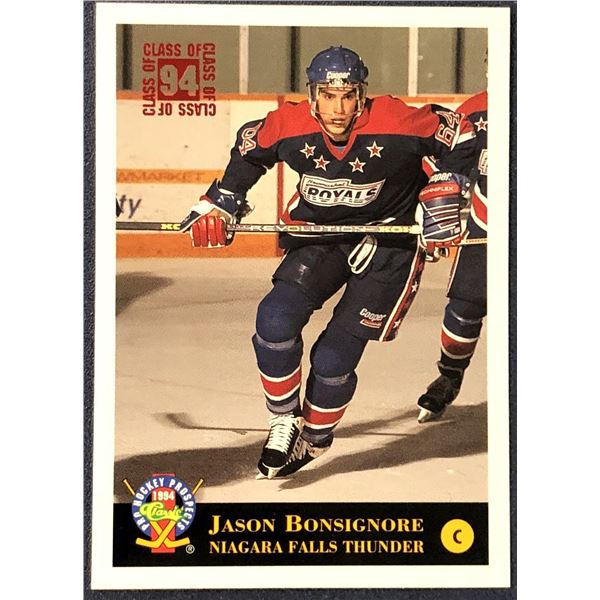 1993-94 CLASSIC JASON BONSIGNORE ROOKIE CARD