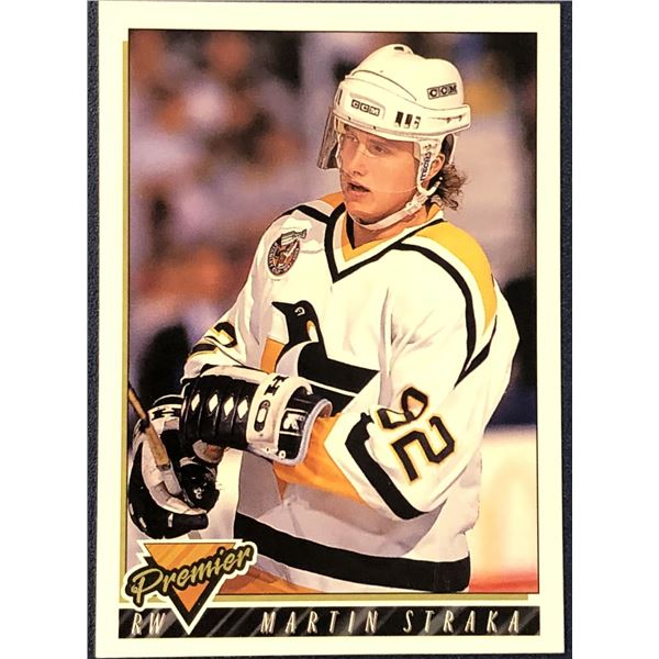 1993-94 TOPPS PREMIER MARTIN STRAKA ROOKIE CARD