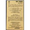 Image 2 : 1954 BLUE RIBBON CFL FOOTBALL RAY POOLE ROOKIE CARD