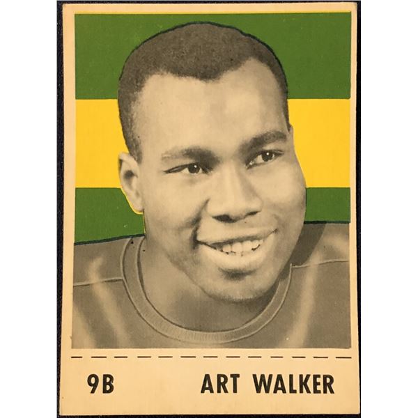 1956 SHREDDED WHEAT CFL FOOTBALL ART WALKER