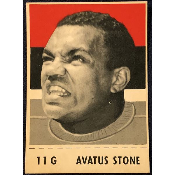 1956 SHREDDED WHEAT CFL FOOTBALL AVATUS STONE