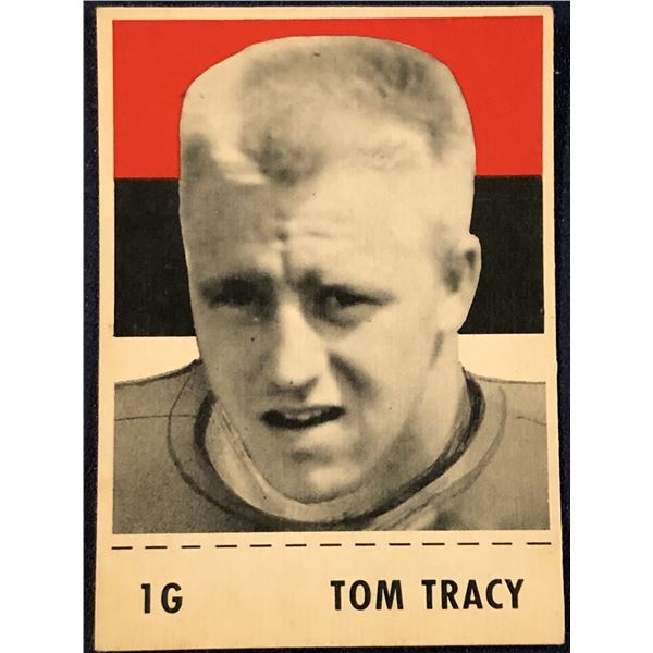 1956 SHREDDED WHEAT CFL FOOTBALL TOM TRACY