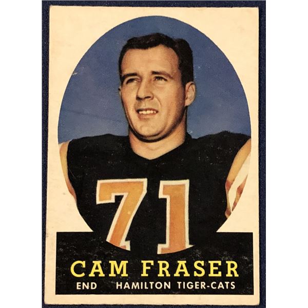 1958 O-PEE-CHEE CFL FOOTBALL CAM FRASER