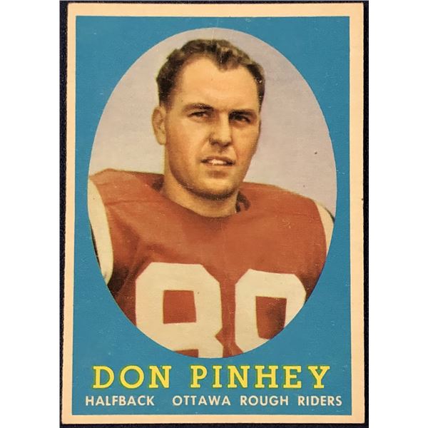 1958 O-PEE-CHEE CFL FOOTBALL DON PINHEY