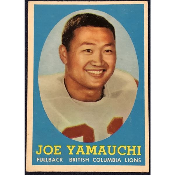1958 O-PEE-CHEE CFL FOOTBALL JOE YAMAUCHI