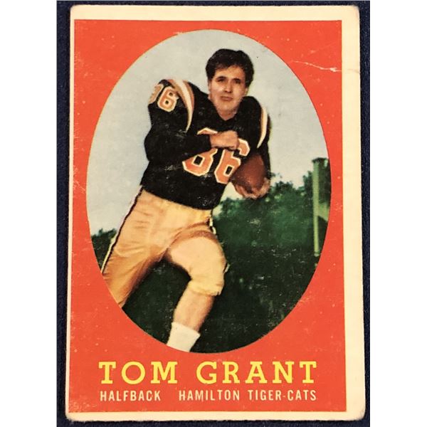 1958 O-PEE-CHEE CFL FOOTBALL TOMMY GRANT (HOF)