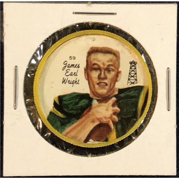 1964 NALLEY'S CFL COIN - JAMES EARL WRIGHT