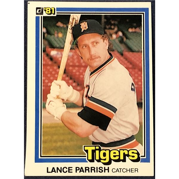 1981 DONRUSS LANCE PARRISH