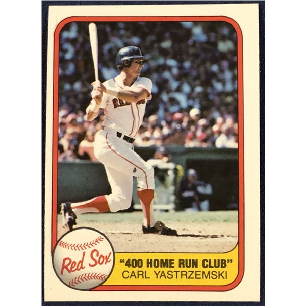 1981 FLEER CARL YASTRZEMSKI (HOF)