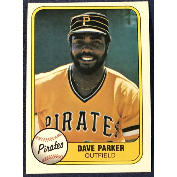 1981 FLEER DAVE PARKER (HOF)