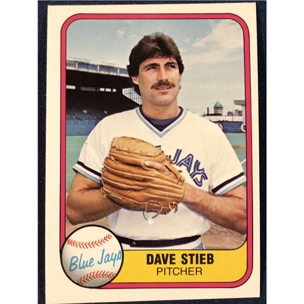 1981 FLEER DAVE STIEB