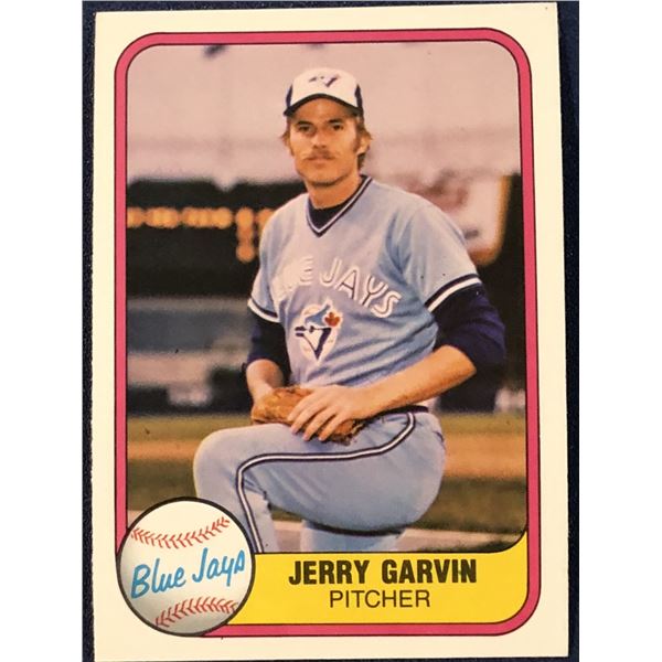 1981 FLEER JERRY GARVIN