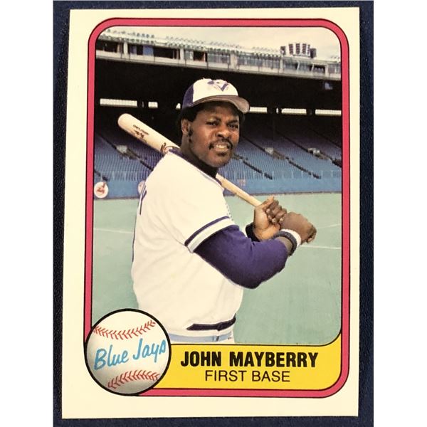 1981 FLEER JOHN MAYBERRY