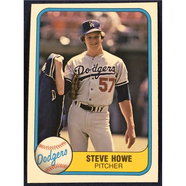 1981 FLEER STEVE HOWE ROOKIE CARD