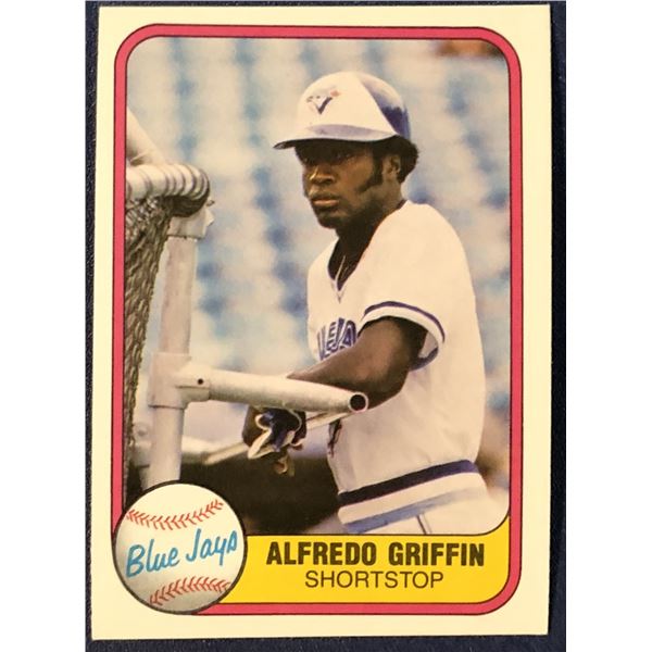 1981 FLEER ALFREDO GRIFFIN