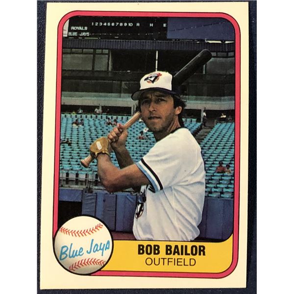 1981 FLEER BOB BAILOR