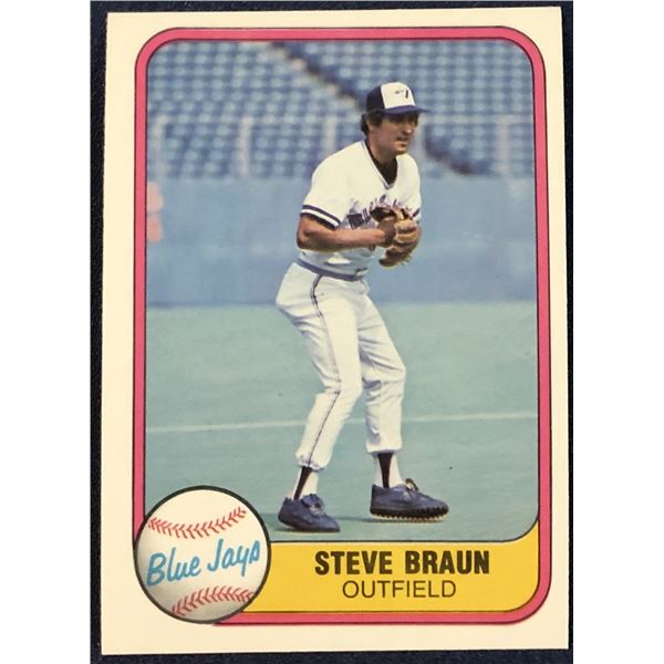 1981 FLEER STEVE BRAUN