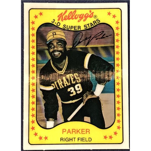 1981 KELLOGGS 3-D BASEBALL DAVE PARKER (HOF)