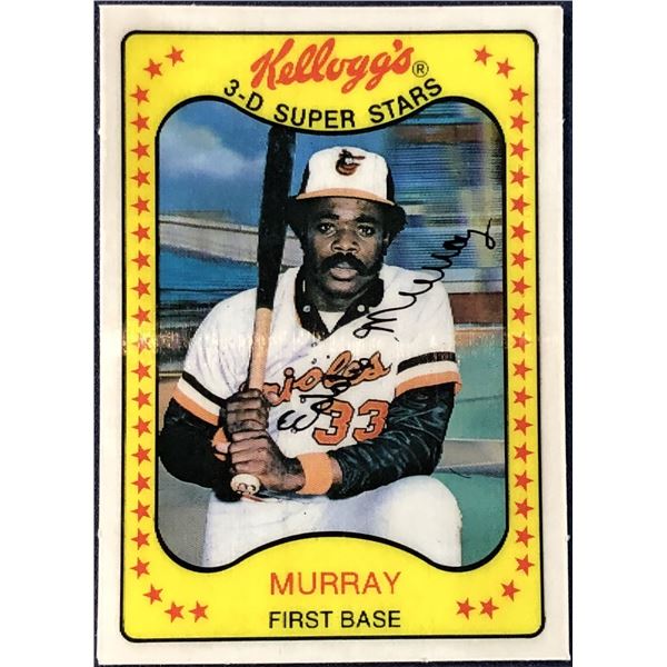 1981 KELLOGGS 3-D EDDIE MURRAY (HOF)