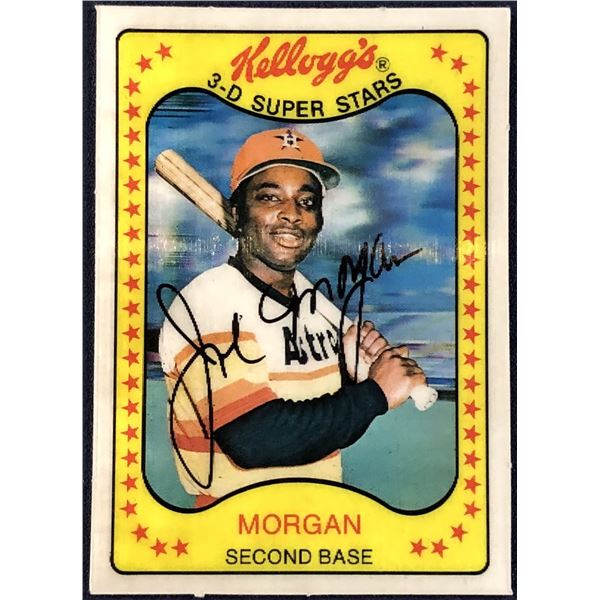 1981 KELLOGGS 3-D JOE MORGAN (HOF)