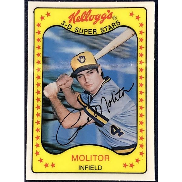 1981 KELLOGGS 3-D PAUL MOLITOR (HOF)