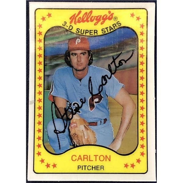 1981 KELLOGGS 3-D STEVE CARLTON (HOF)