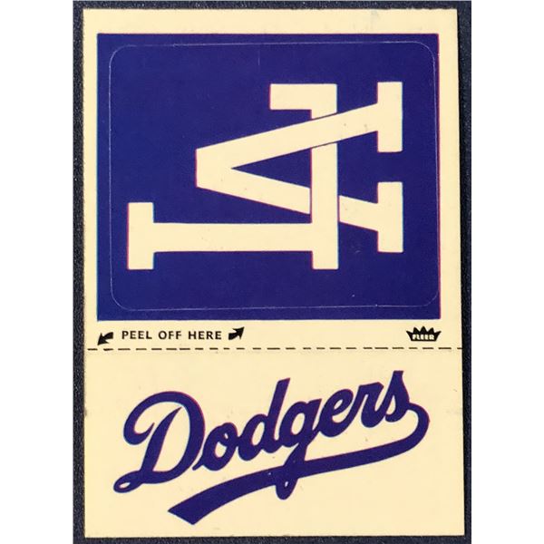 1982 FLEER LOS ANGELES DODGERS